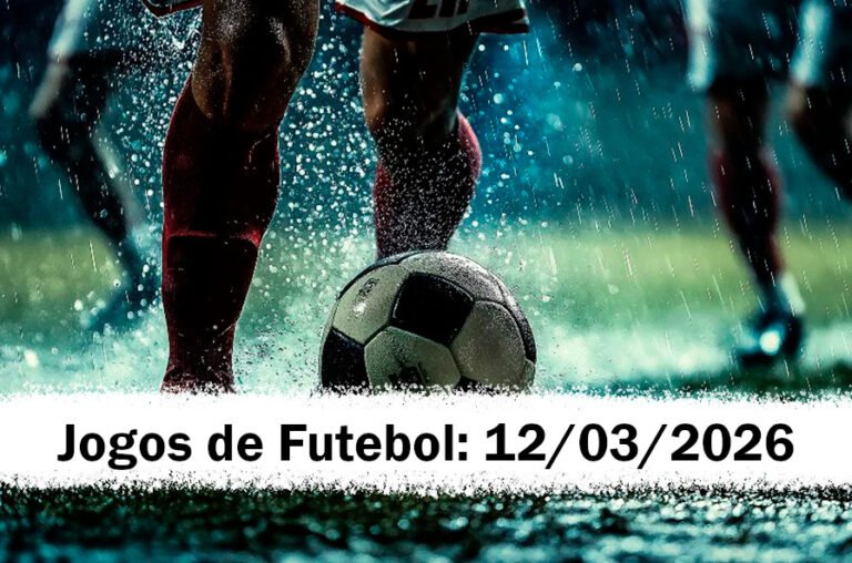 Jogos de hoje (12/03/26): onde assistir futebol ao vivo