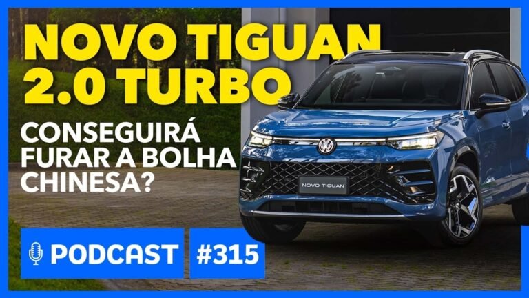 Novo VW Tiguan: O Desafio de Entrar no Ringue dos SUVs Híbridos Chineses por R$ 300 Mil