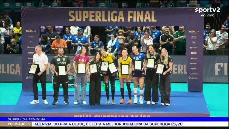 Superliga 25/26: CBV Anuncia Destaques Individuais e Homenageia Lendas do Vôlei Brasileiro