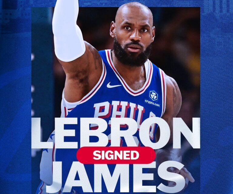 LeBron James: 76ers anuncia astro em contrato de 2 anos