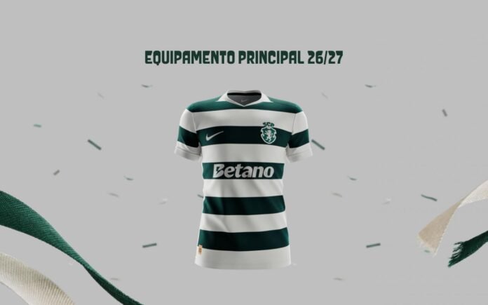 Sporting CP Lança Camisa Titular Nike para Temporada de 120 Anos (2026-2027)