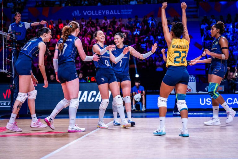 Brasil VNL: Seleção vence Itália e avança à final