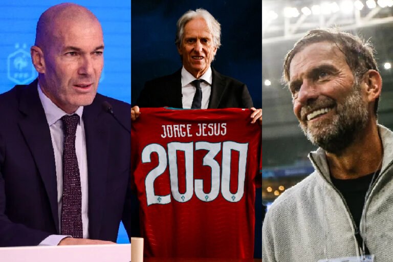 Novos Técnicos das Seleções: Zidane, Klopp e Jesus Assumem