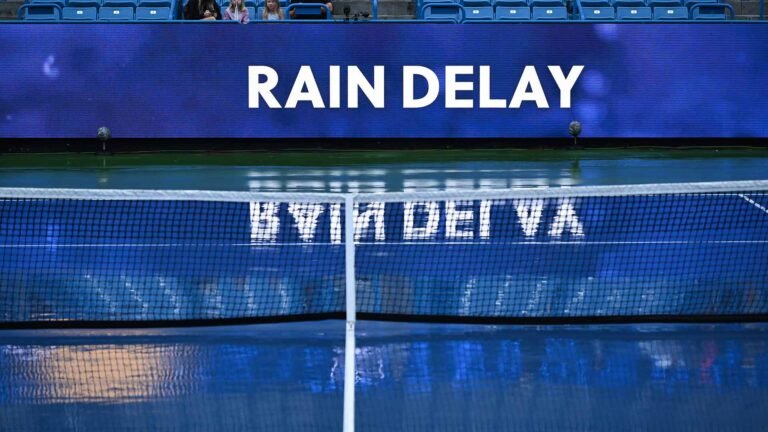 Chuva suspende final feminina em Washington: Pegula vencia