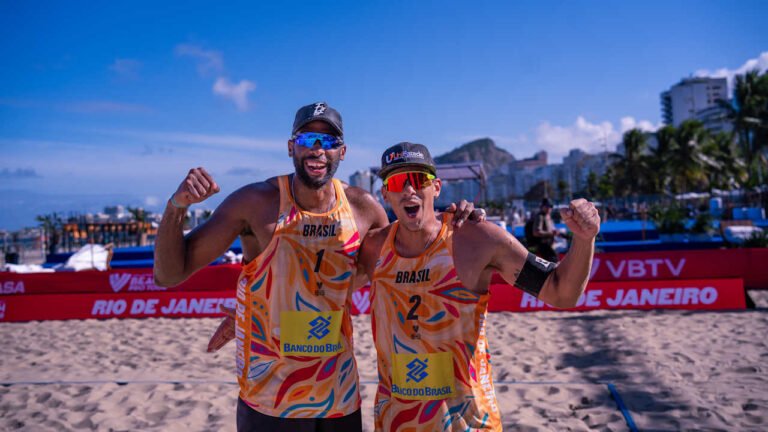 Evandro e Arthur Lanci: 2º no Ranking Mundial Vôlei de Praia